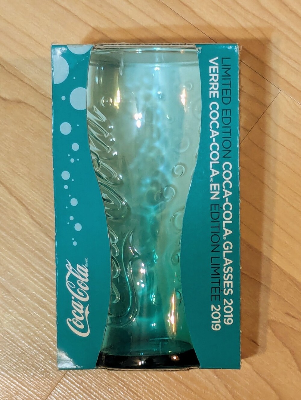 NWT Coca-Cola Limited Edition 2019 Collectable Glass - Teal